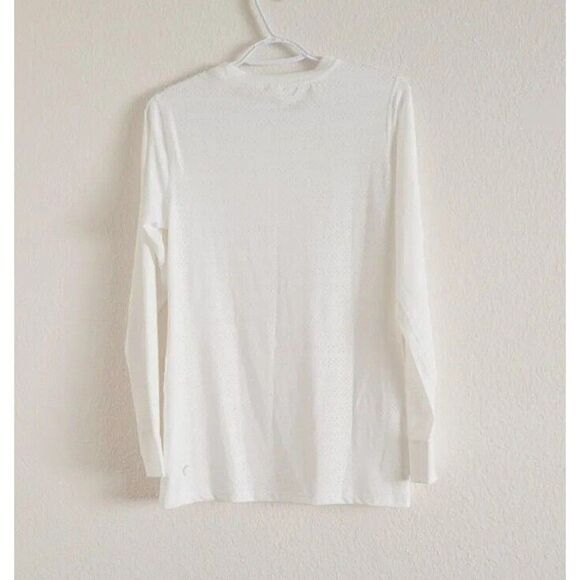 Zyia Chill Longsleeve Mesh Running Shirt in White Size M - Picture 5 of 11